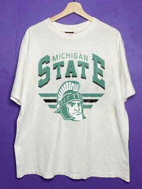 Vintage Michigan State Spartans Football Shirt, Retro Michigan State University